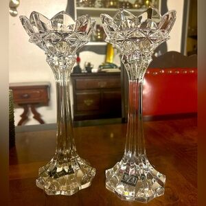 Crystal candle stick holders